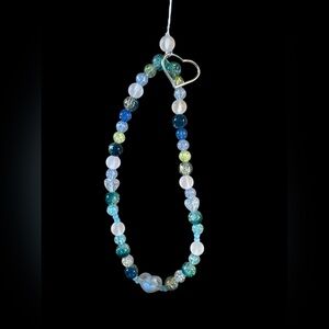 Heart Charm Cell Phone Strap/Wristlet